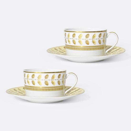Picture of New Set of 2 Breakfast Cups & Saucers 8.5 oz