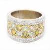 Picture of 18k Two Tone Gold with Yellow & White Diamond Ring