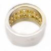 Picture of 18k Two Tone Gold with Yellow & White Diamond Ring