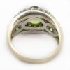 Picture of 18k White Gold Peridot & Diamond Ring