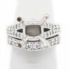 Picture of Platinum Diamond Semi-Mount Bridal Set