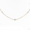 Picture of 18k Two Tone Gold Diamond Stations Necklace