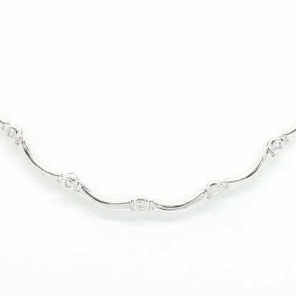 Picture of 14k White Gold Diamond Necklace