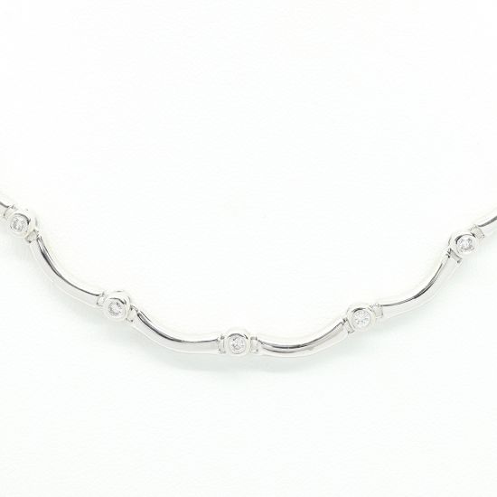 Picture of 14k White Gold Diamond Necklace