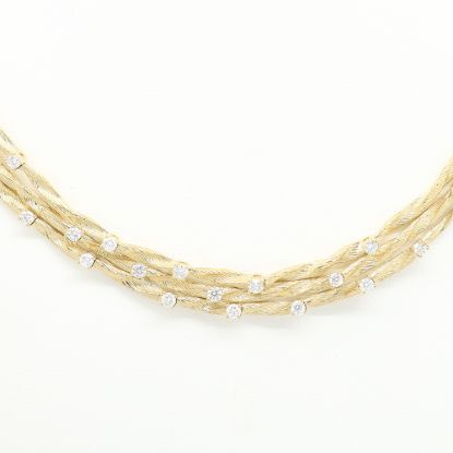 Picture of 14k Yellow Gold Diamond Necklace