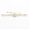 Picture of Antique 15k Yellow Gold Diamond Flower Pin
