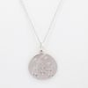Picture of Platinum Diamond Crescent & Stars Pendant