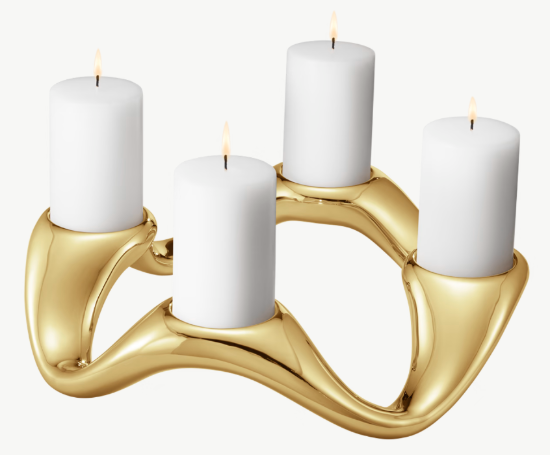Picture of New Round Candleholder Gold