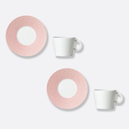 Picture of New Set of 2 Tea Cups & Saucers 5.7 oz
