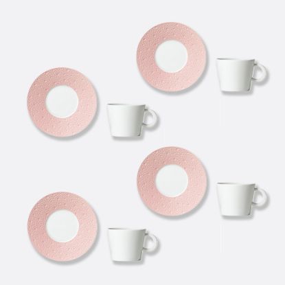 Picture of New Set of 4 Tea Cups & Saucers 5.7 oz