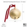 Picture of 2026 37th Annual Wallace Gold Plated Sleigh Bell Ornament