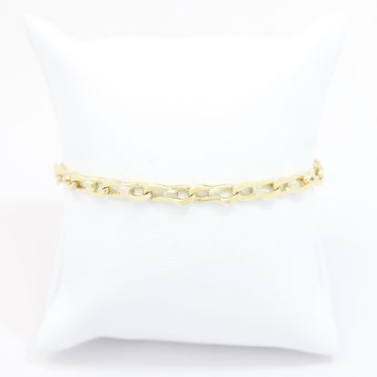 Picture of 14k Yellow Gold Infinity Link Bracelet