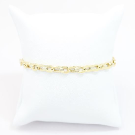 Picture of 14k Yellow Gold Infinity Link Bracelet