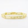 Picture of 18k Yellow Gold Greek Key Diamond Bracelet