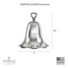 Picture of 2026 27th Annual Towle Pierced Bell Ornament