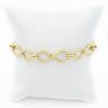 Picture of 14k Yellow Gold Infinity Link Bracelet