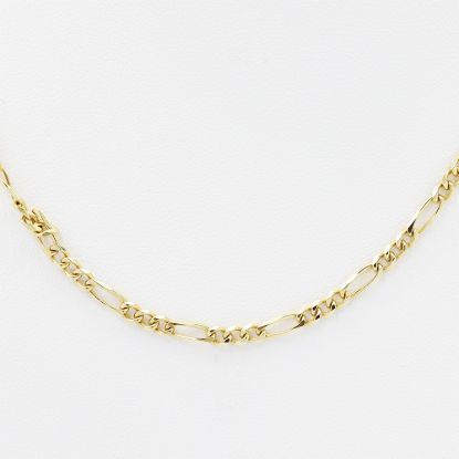 Picture of 18k Yellow Gold Figaro Link Chain