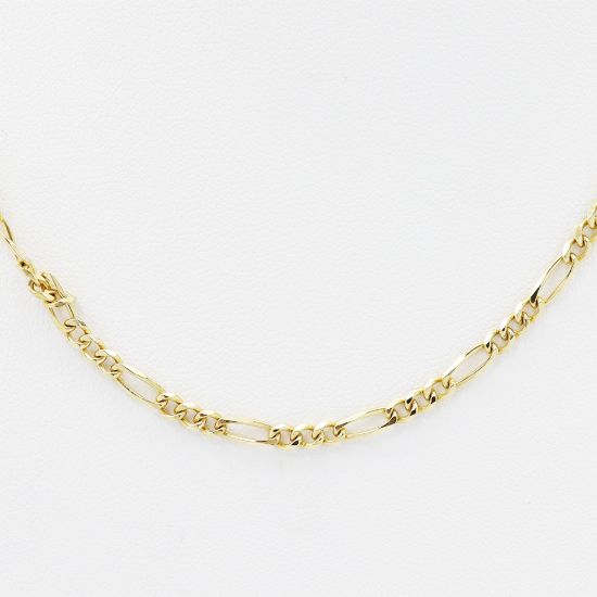 Picture of 18k Yellow Gold Figaro Link Chain